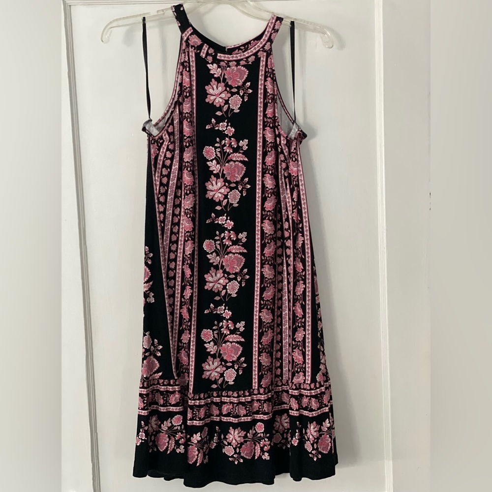 Stylish halter top dress from White House Black Market.